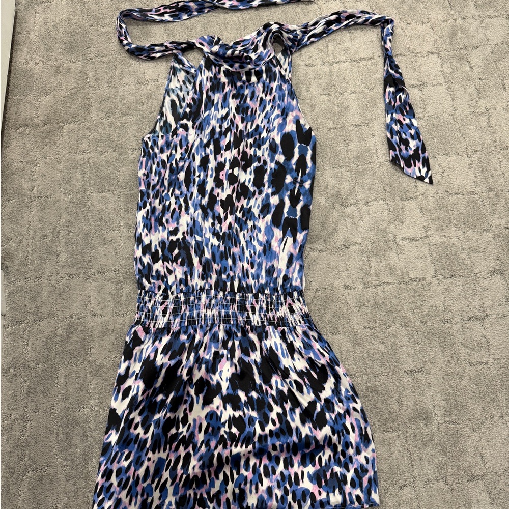 Generation Love Blue and Pink Patterned Dress - image 1